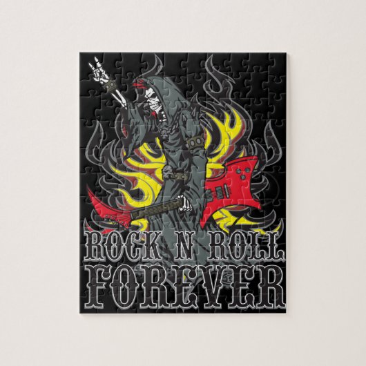 Rock en Roll Forever Jigzaag Puzzle Legpuzzel (Verticaal)
