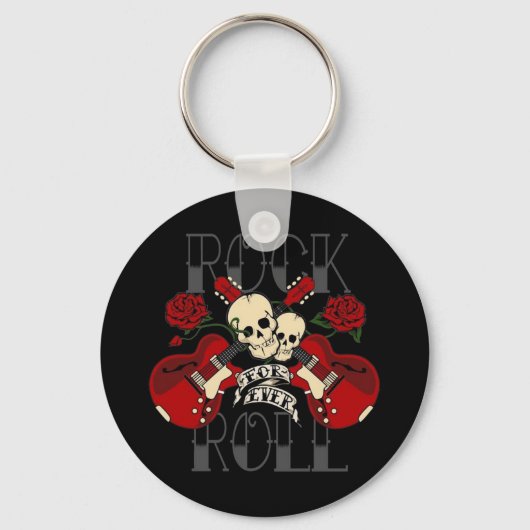 Rock- en Roll Forever-Sleutelhanger Sleutelhanger (Voorkant)