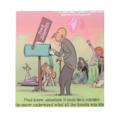 Rock en Roll Fred Funny Notitieblok (Voorkant)