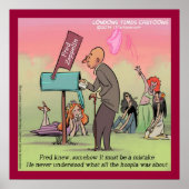 Rock en Roll Fred Funny Poster (Voorkant)