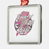 Rock en Roll Gigi Metalen Ornament (Links)