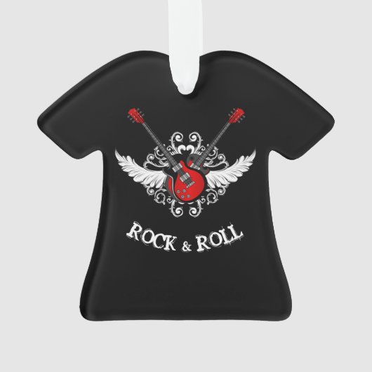Rock- en Roll- gitaren Ornament (achterkant)
