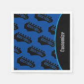 Rock en Roll Guitar Pattern 2 Servet (Voorkant)