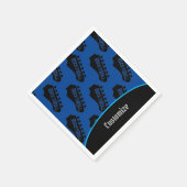 Rock en Roll Guitar Pattern 2 Servet (Hoek)