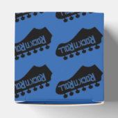 Rock- en Roll Guitar Pattern Cube Favor Box Bedankdoosjes (Bovenkant)