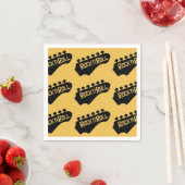 Rock en Roll Guitar Pattern Napkins Servetten (Insitu)