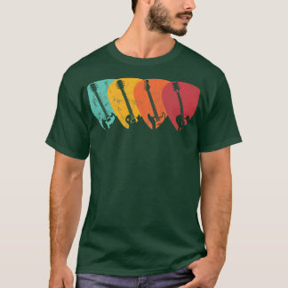  Rock en Roll Guitar Pick Music Lover T-shirt
