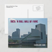 Rock en Roll Hall of Fame Cleveland Ohio Briefkaart (Voorkant / Achterkant)