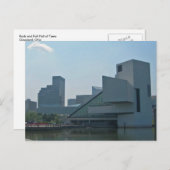 Rock en Roll Hall of Fame Cleveland Ohio Briefkaart (Voorkant / Achterkant)
