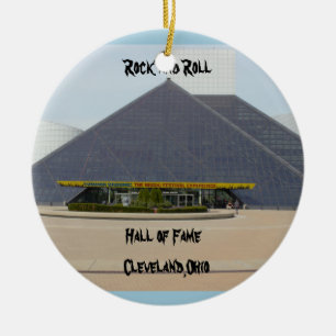 Rock en Roll Hall of Fame Cleveland, Ohio Ornament