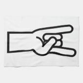 Rock en Roll Hand Theedoek (Horizontaal)