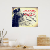 Rock en Roll Heart Poster (Keuken)