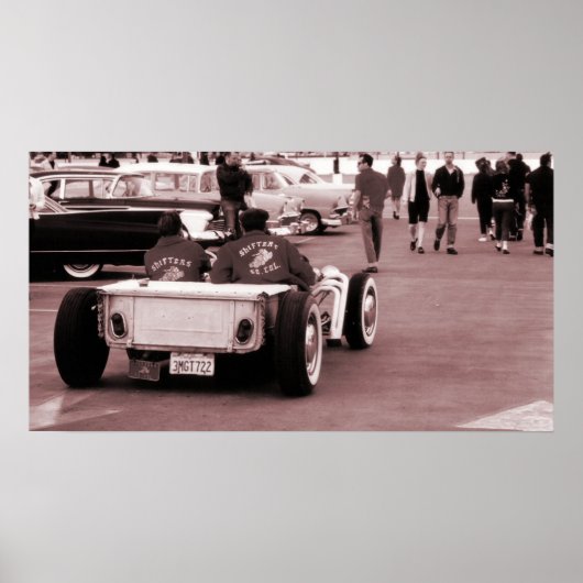 Rock- en Roll Hotrodders Poster (Voorkant)