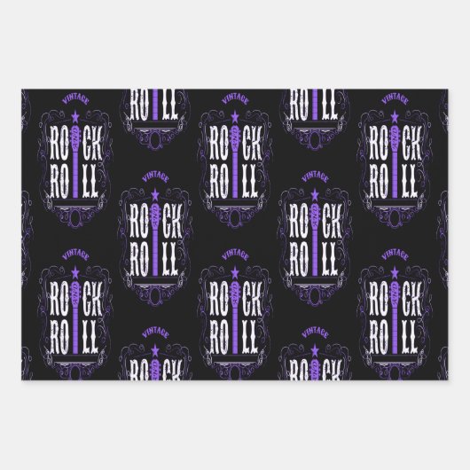  Rock en Roll Inpakpapier Vel (Voorkant)