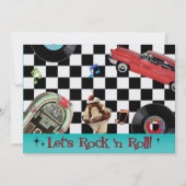 Rock en Roll Invitation (Voorkant)