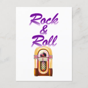 Rock en Roll Jukebox Briefkaart