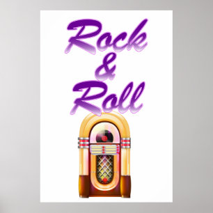Rock en Roll Jukebox Poster