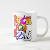 Rock- en Roll Jumbo-Mok Grote Koffiekop (Rechts)