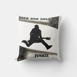Rock en Roll Junkie Kussen
