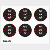 Rock en Roll Kaleidoscoop Stickers (Vel)