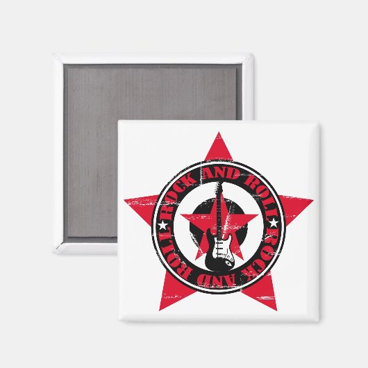 Rock en Roll Magneet (Voorkant / Achterkant)