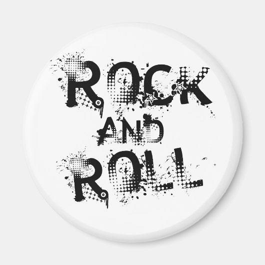 Rock en Roll Magneet (Voorkant)