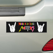 Rock en Roll Matters Classic Bumpersticker (Op auto)