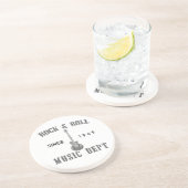 Rock- en Roll Music-afdeling Zandsteen Onderzetter (Zijkant)