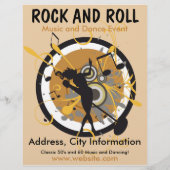 Rock- en Roll Music Flyer (Achterkant)