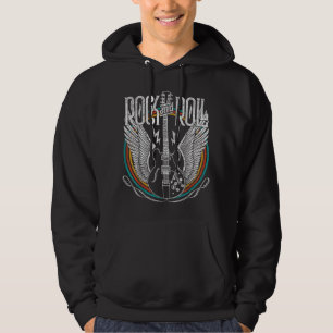 Rock- en Roll Music Guitar Hoodie