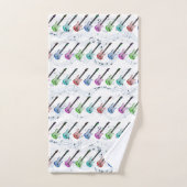 Rock- en Roll Music-handdoekset Bad Handdoek (Handdoek)