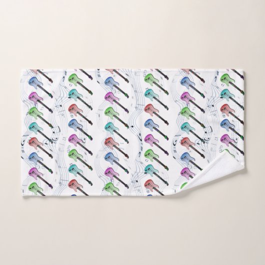 Rock- en Roll Music-handdoekset Bad Handdoek (Handdoek)