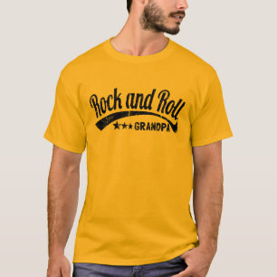 rock- en roll-opa t-shirt