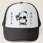 Rock en Roll Panda Trucker Pet (Voorkant)