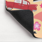 Rock- en Roll Pinky Fifties Flashback Pattern Muismat (Hoek)