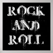 ROCK EN ROLL POSTER (Voorkant)