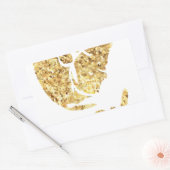 Rock en Roll Rechthoekige Sticker (Envelop)