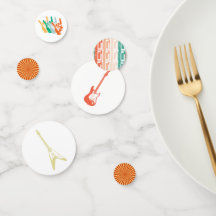 Rock en Roll Rockstar Guitar Birthday