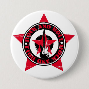 Rock en Roll Ronde Button 7,6 Cm
