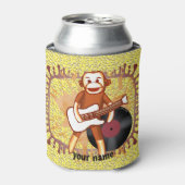 Rock en Roll Sock Monkey Blikjeskoeler (Blikje Voorkant)