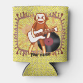 Rock en Roll Sock Monkey Blikjeskoeler (Voorkant)