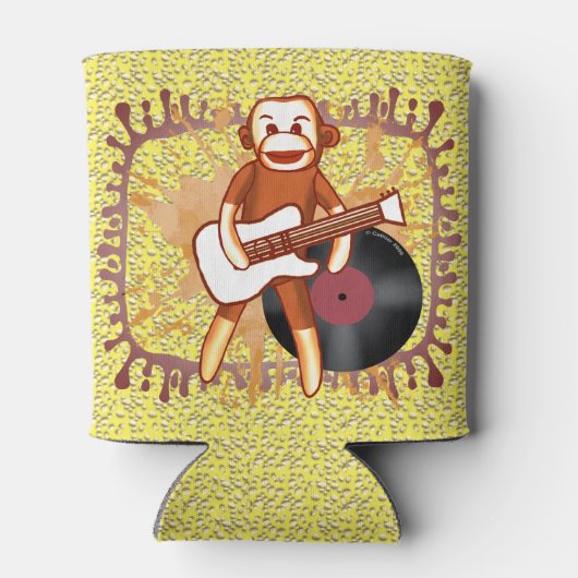 Rock en Roll Sock Monkey Blikjeskoeler (Achterkant)