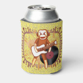 Rock en Roll Sock Monkey Blikjeskoeler (Blikje Achterkant)