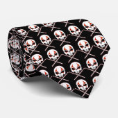 Rock- en Roll Stropdas Death Metal Neckties (Opgerold)
