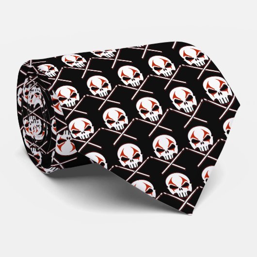 Rock- en Roll Stropdas Death Metal Neckties (Opgerold)