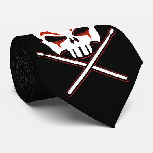 Rock- en Roll Stropdas Death Metal Neckties (Opgerold)