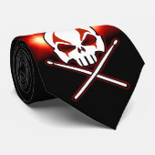 Rock- en Roll Stropdas Death Metal Neckties (Opgerold)