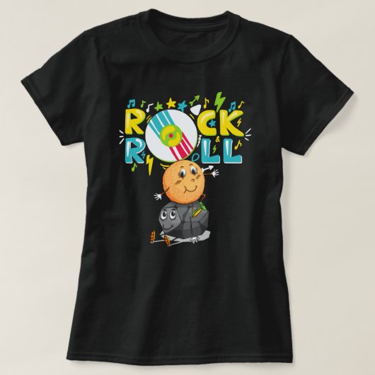 Rock en Roll T-shirt (Design voorkant)