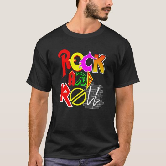 Rock en Roll Tee Shirt (Voorkant)