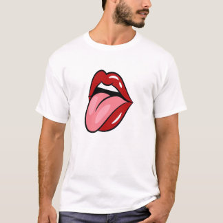 Rock- en Roll Tongue-uiteinden T-shirt